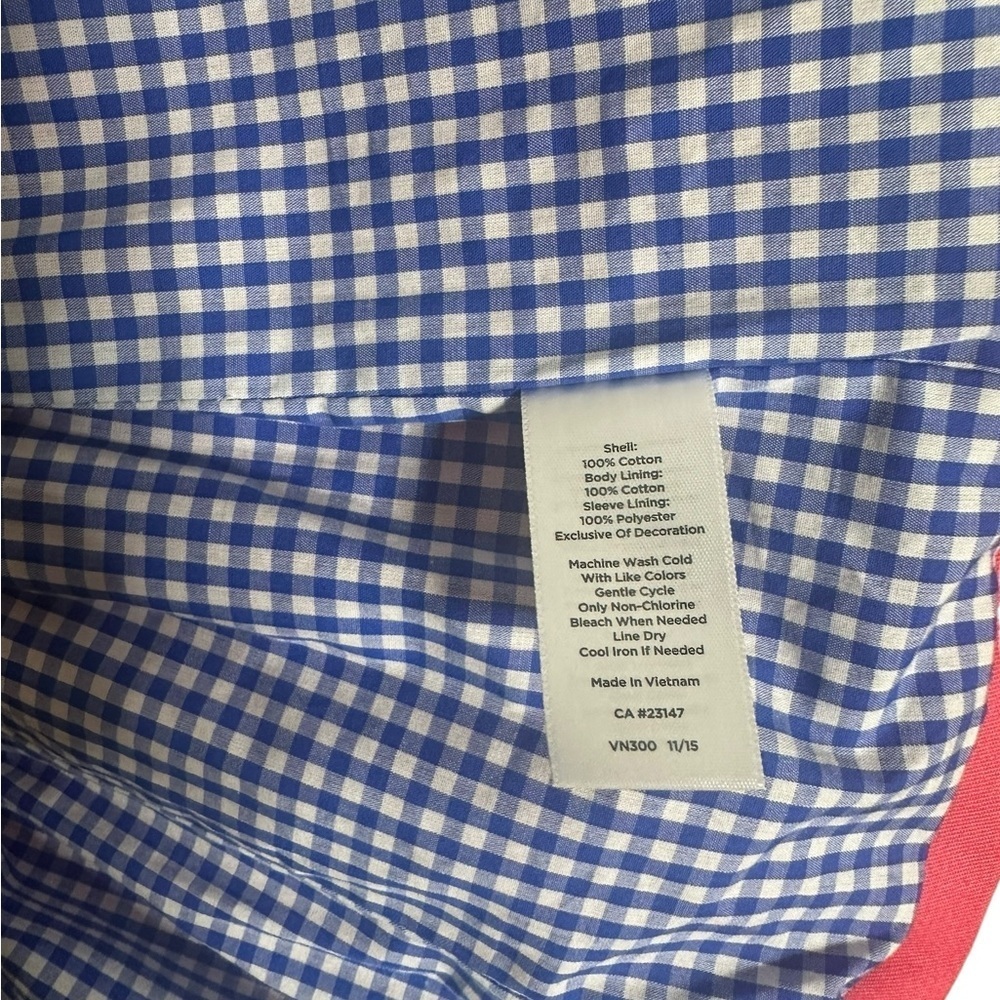 Women’s Talbots Hooded Rain Coat | Gingham Lining | Size Large | Waterproof Coat - Picture 6 of 7